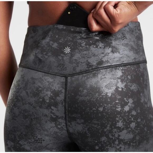 Athleta Elation Misty Lace Tight Leggings Size S - Picture 2 of 10